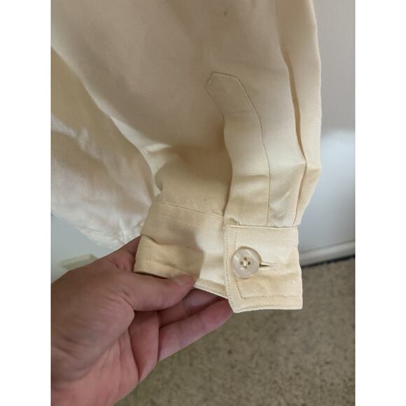 Brownstone Studio Jacket Womens L Button Front Embroidered Floral Beads Shacket - Picture 4 of 7